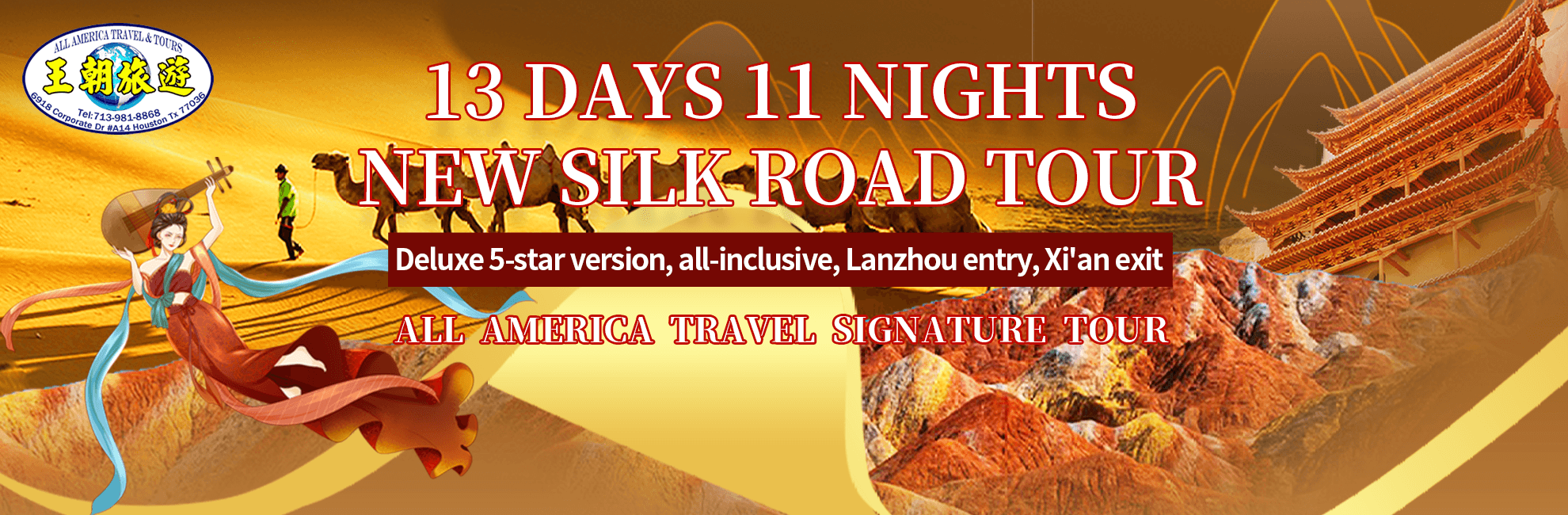 13 Days 11 Nights New Silk Road Tour